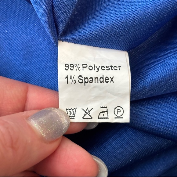 Dressever Electric Blue Dress Size L - Picture 7 of 10